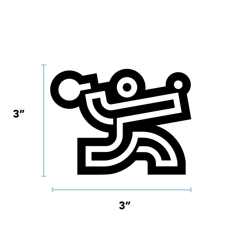 Sports Icon Die Cut Sticker 3" – PingPong