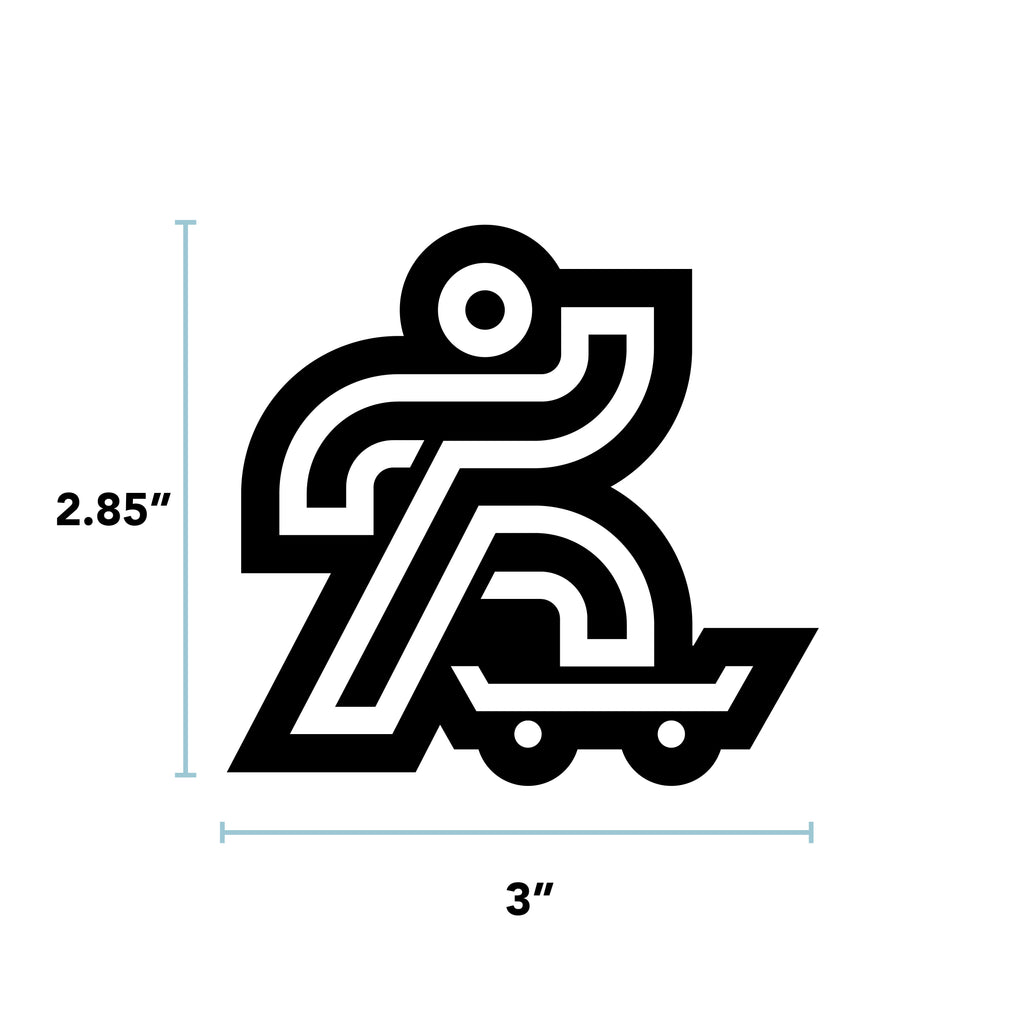 Sports Icon Die Cut Sticker 3" – SkateBoard