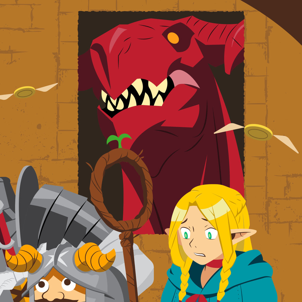 Delicious & Dragon 11 x 17" Print