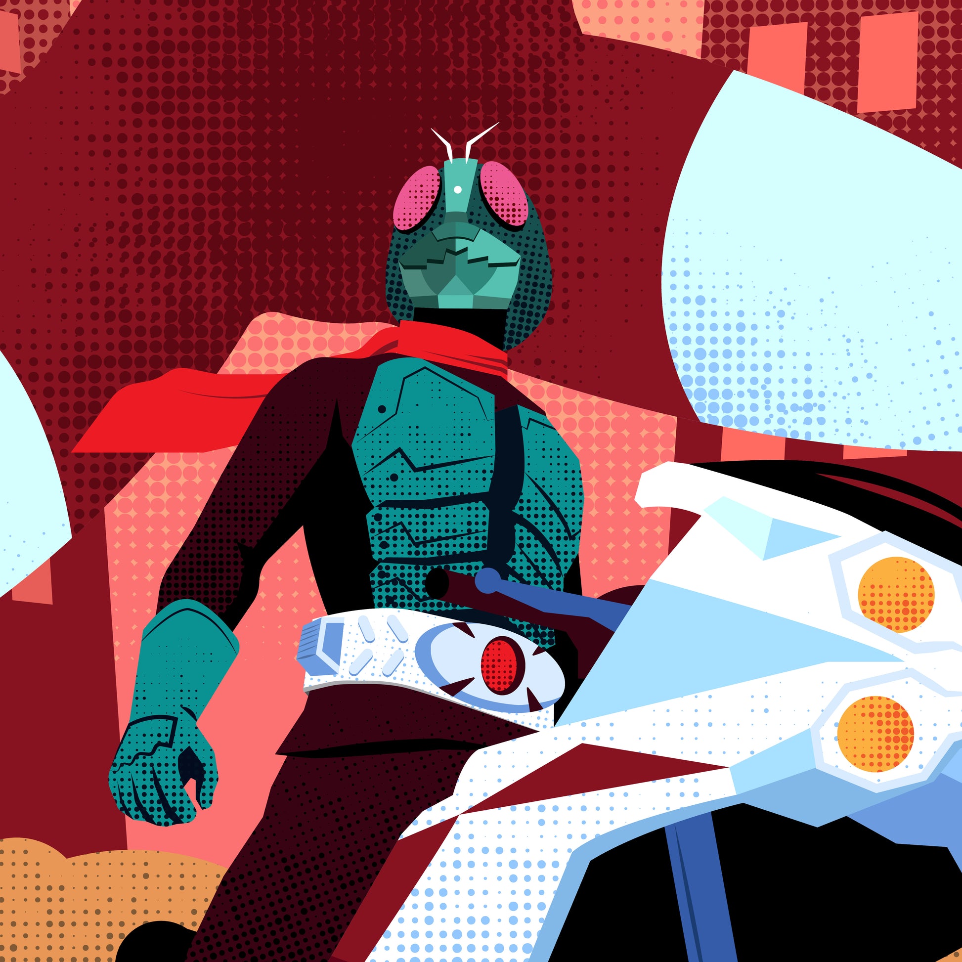 Ultra & Kamen 11 x 17" Print