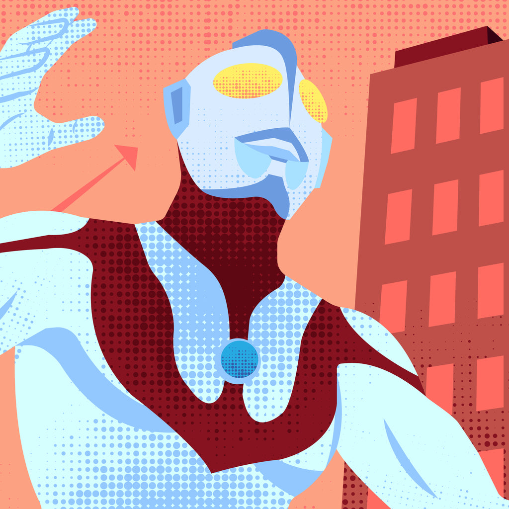 Ultra & Kamen 11 x 17" Print