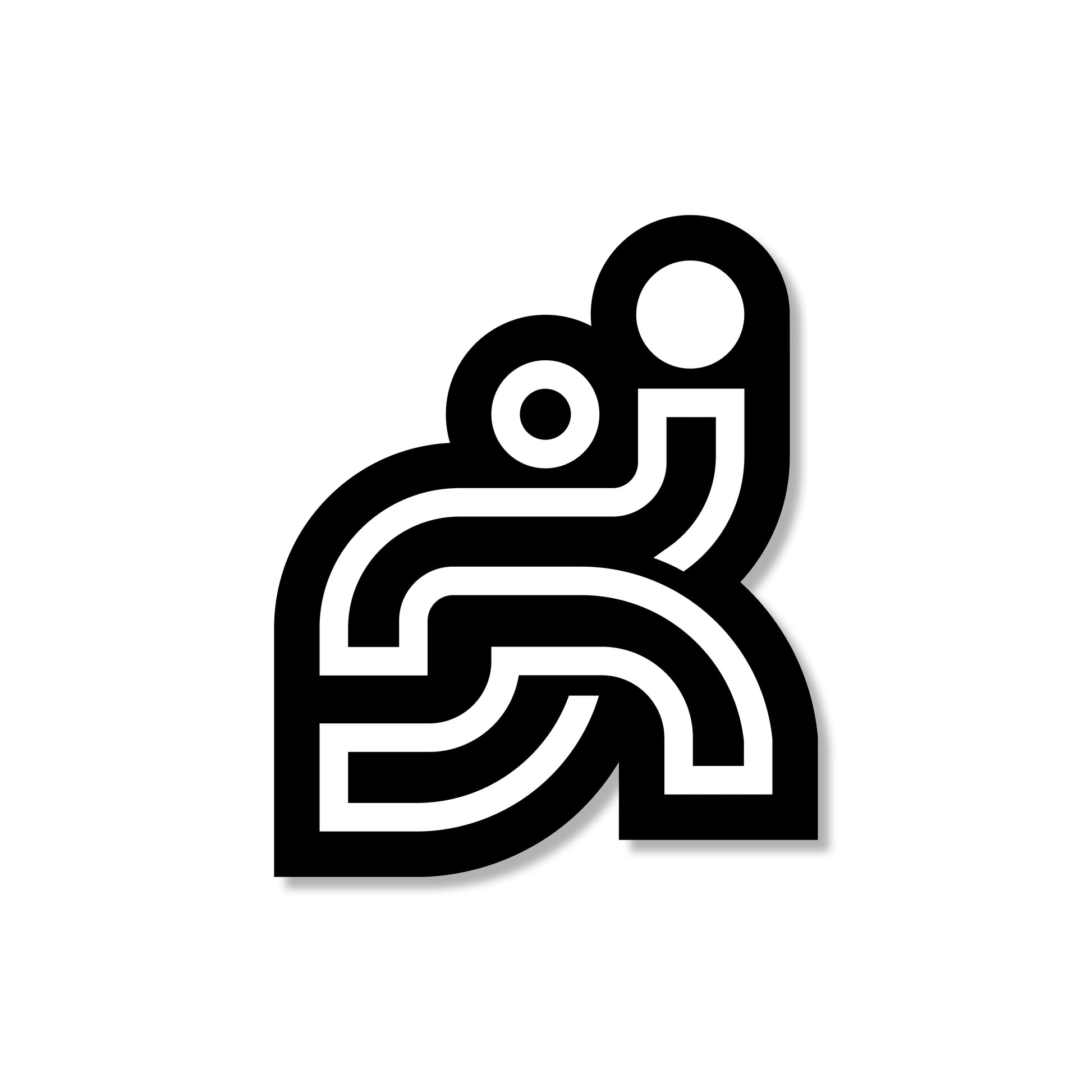 Sports Icon Die Cut Sticker 3" – BasketBall