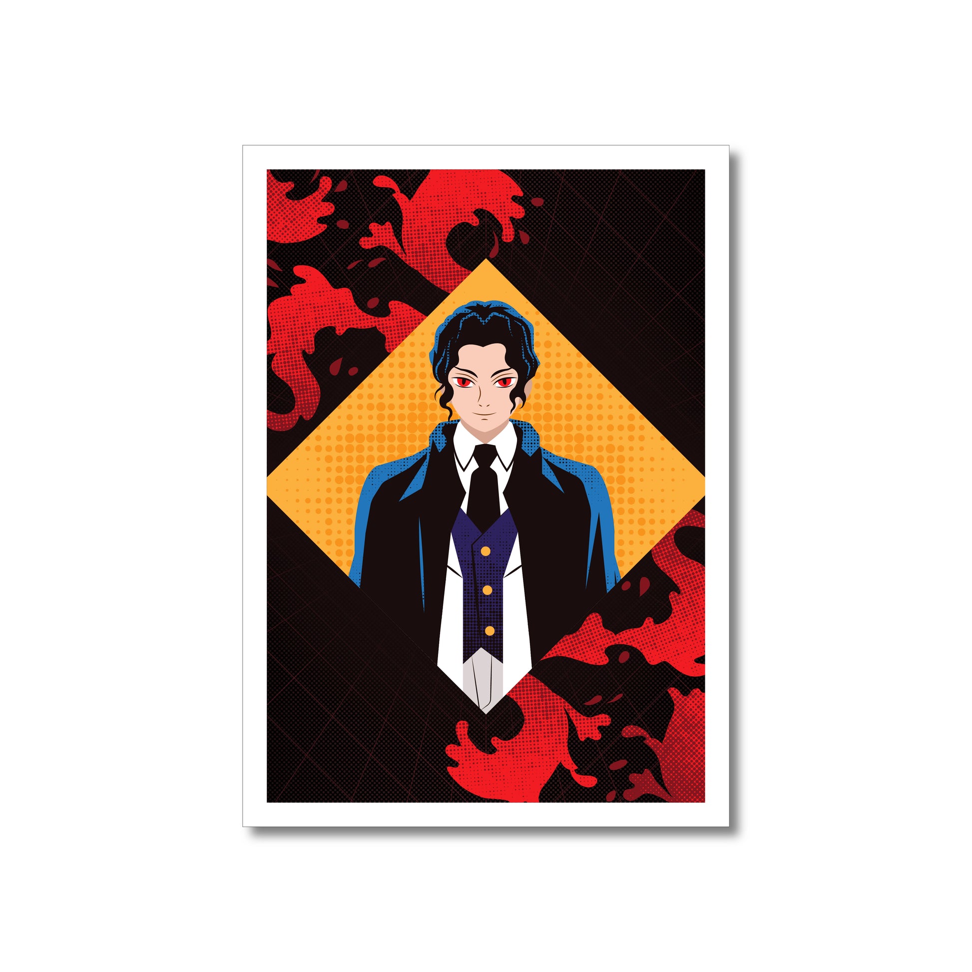 Demon Slayer Muzan 5 x 7" Print