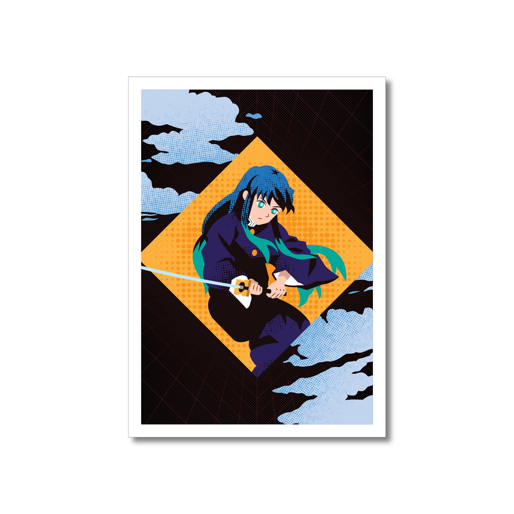 Demon Slayer Muichiro 5 x 7" Print