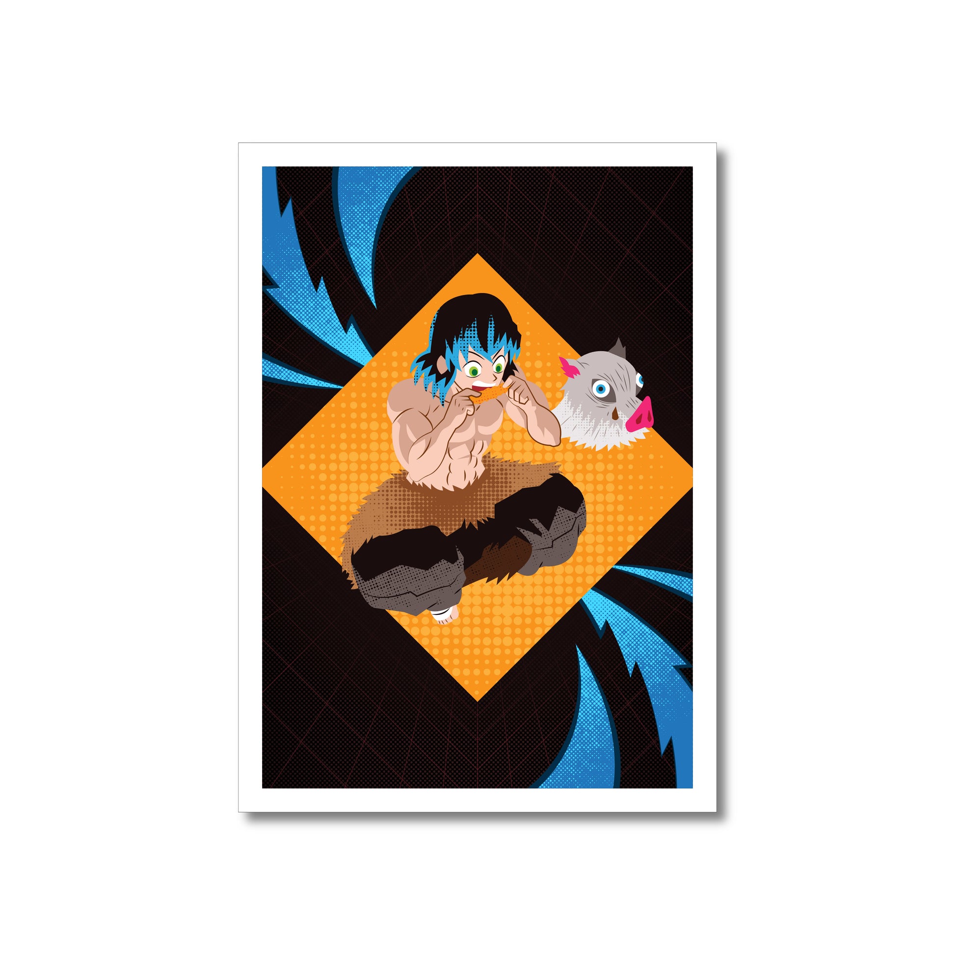 Demon Slayer Inosuke 5 x 7" Print