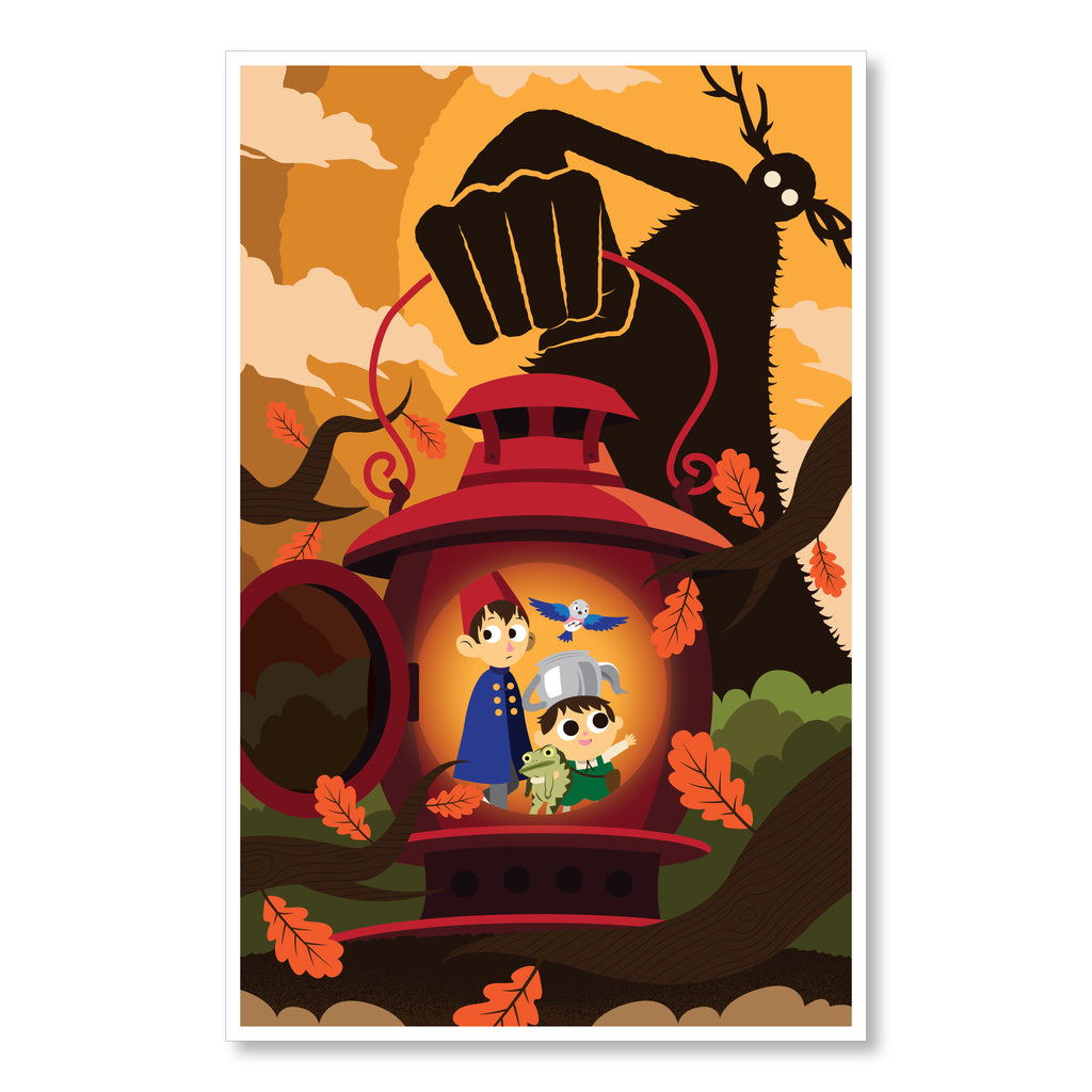 Over the Garden Day Time Lantern 11 x 17" Print