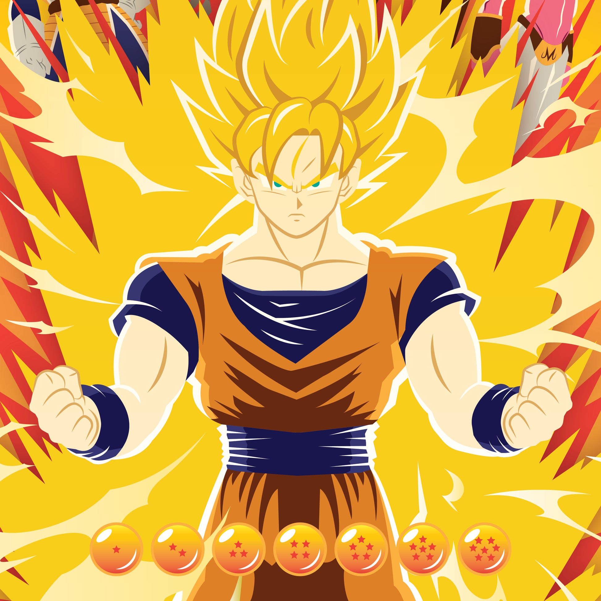 Dragon Ball Z 4 Saga Villains 11 x 17" Print