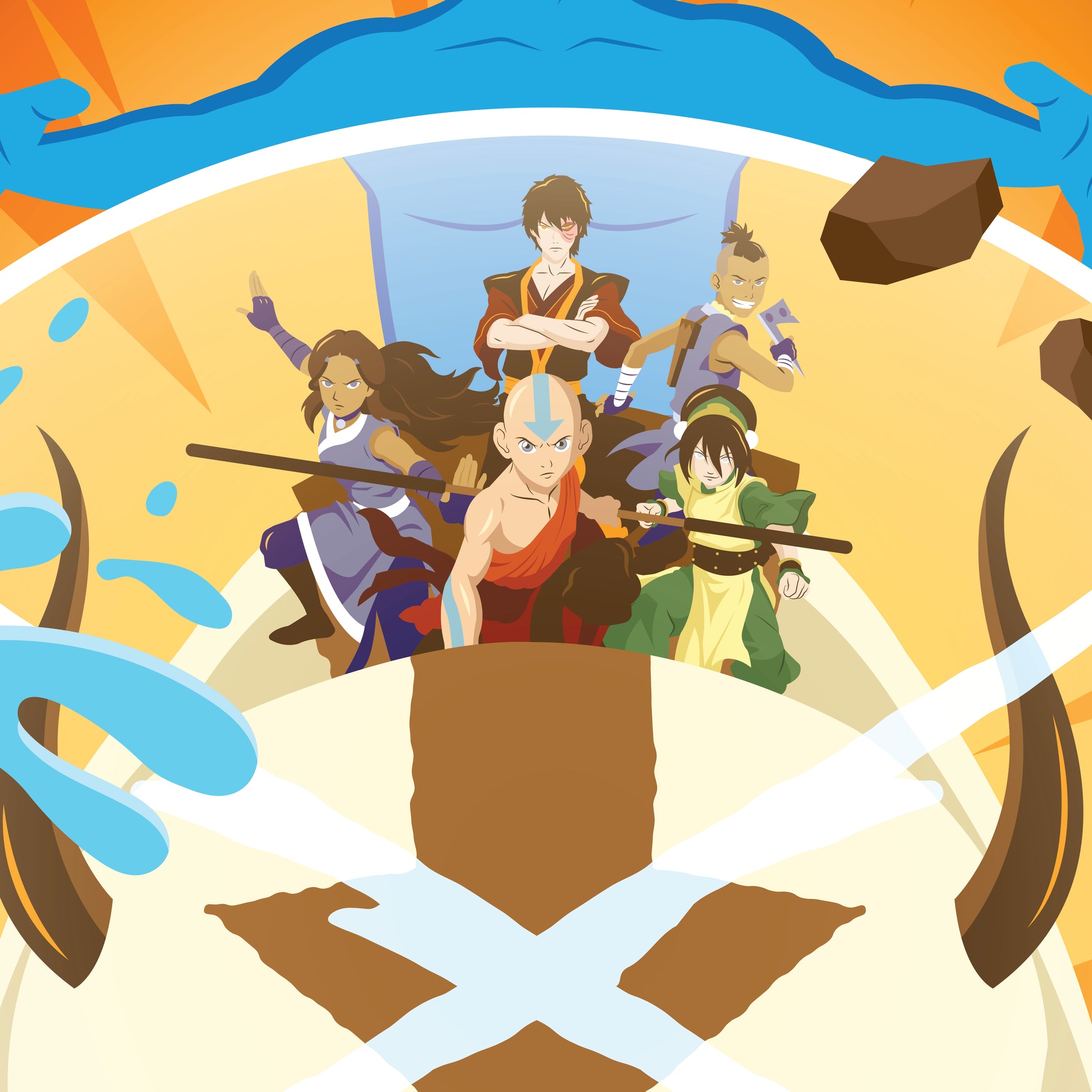 Avatar State Aang 11 x 17" Print