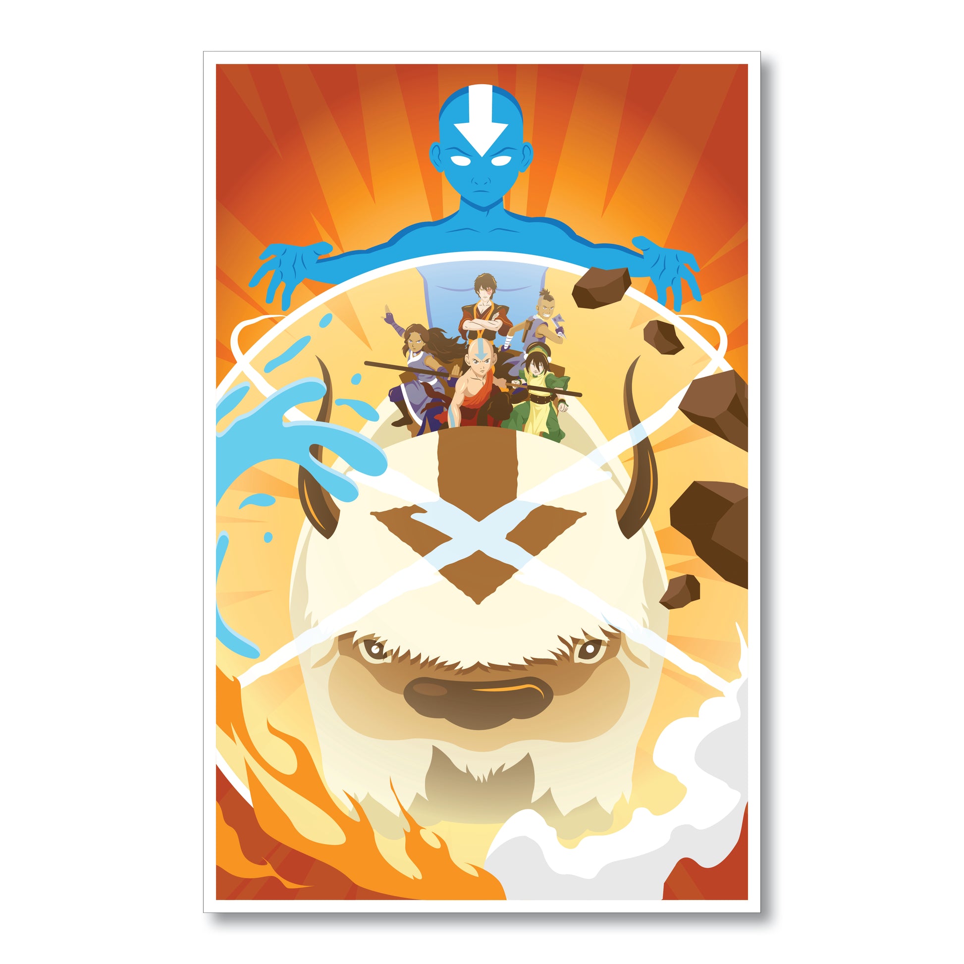 Avatar State Aang 11 x 17" Print
