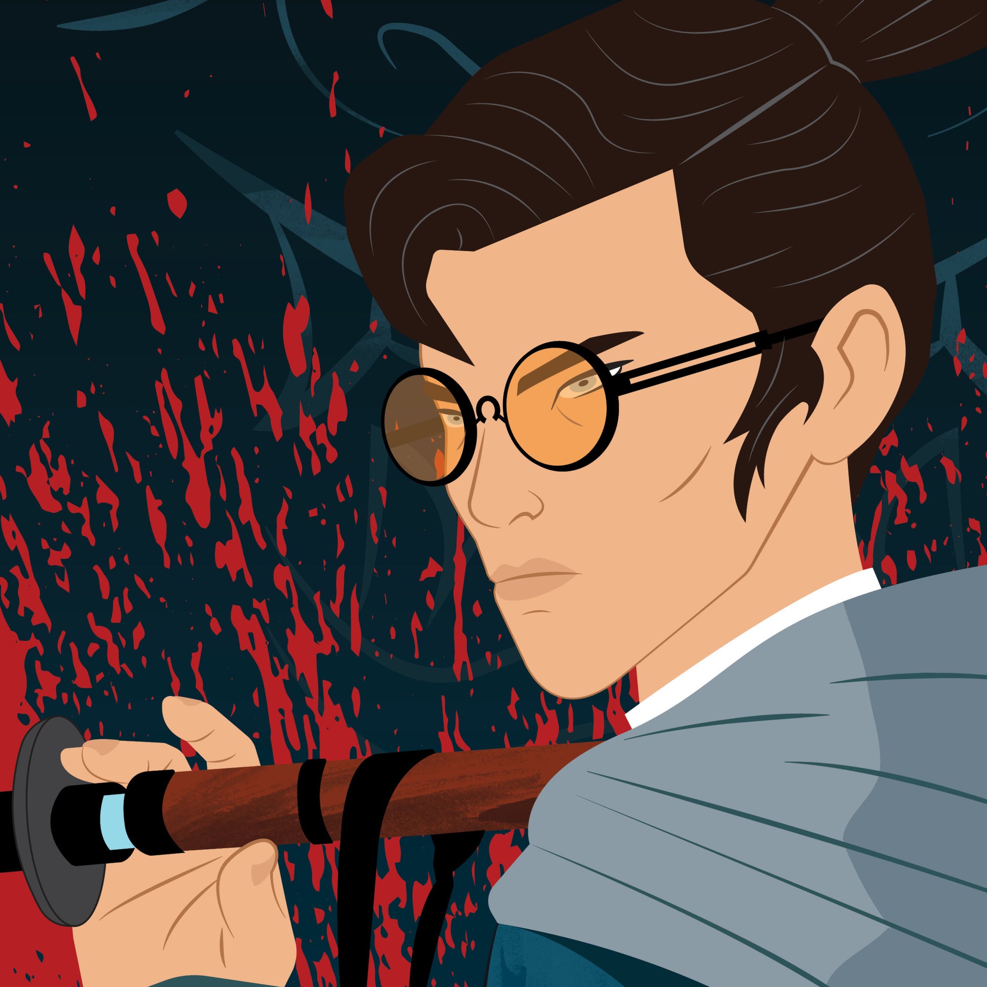 Blue Eye Demon 11 x 17" Print