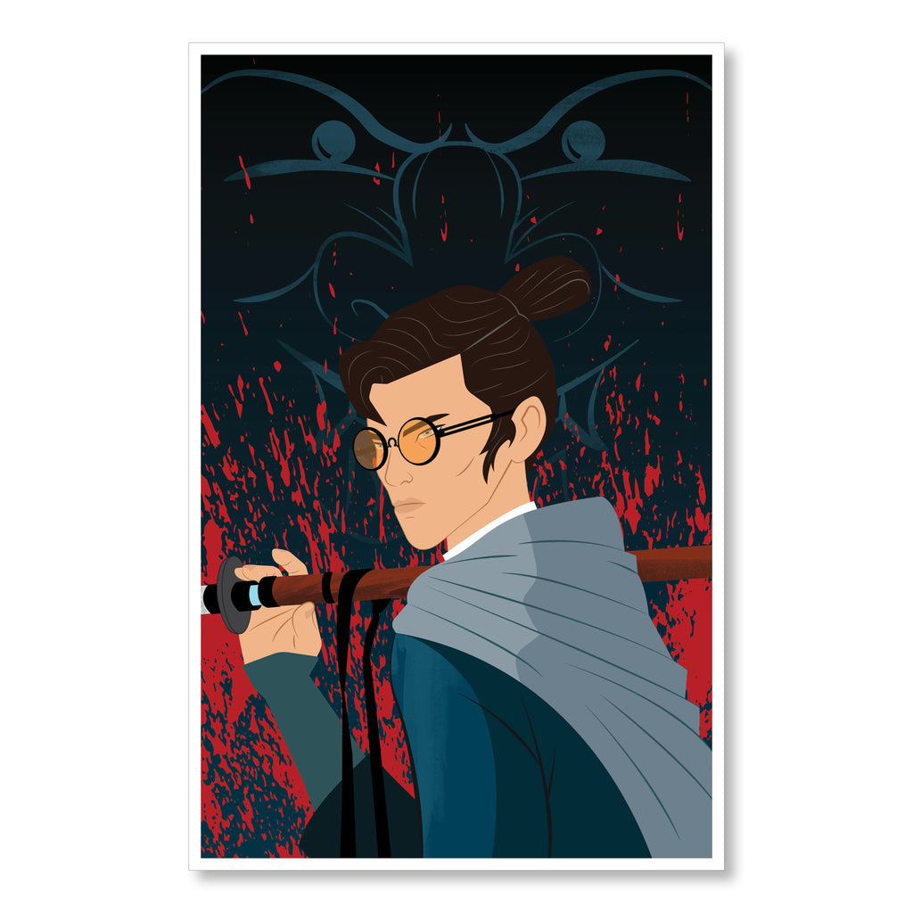 Blue Eye Demon 11 x 17" Print