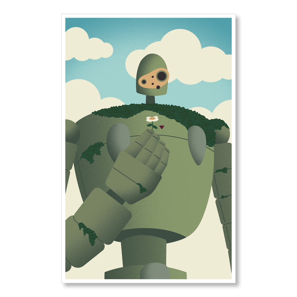Sky Castle Robot 11 x 17" Print